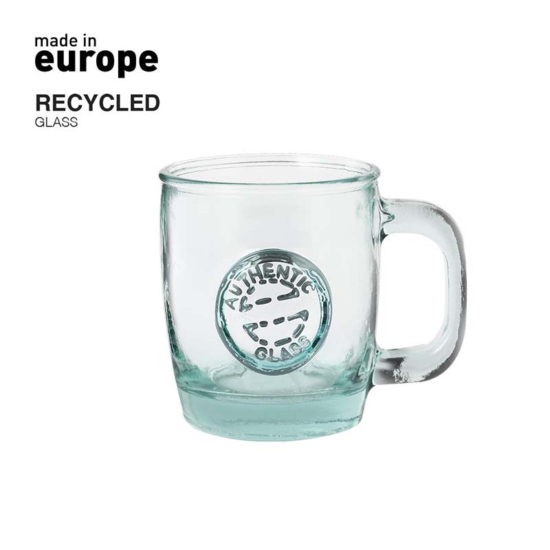 Mok van gerecycled glas